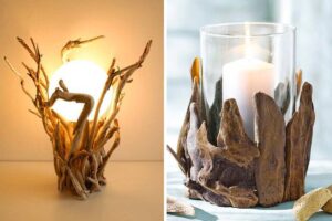 Lavoretti creativi con legnetti di mare: 19 splendide idee fai da te per ispirarsi Lavoretti fai da te creativo con legno di mare.