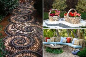 Decorare il giardino in modo originali con pietre e sassi: 15 idee strepitose Decorare il giardino in modo originali con pietre e sassi.