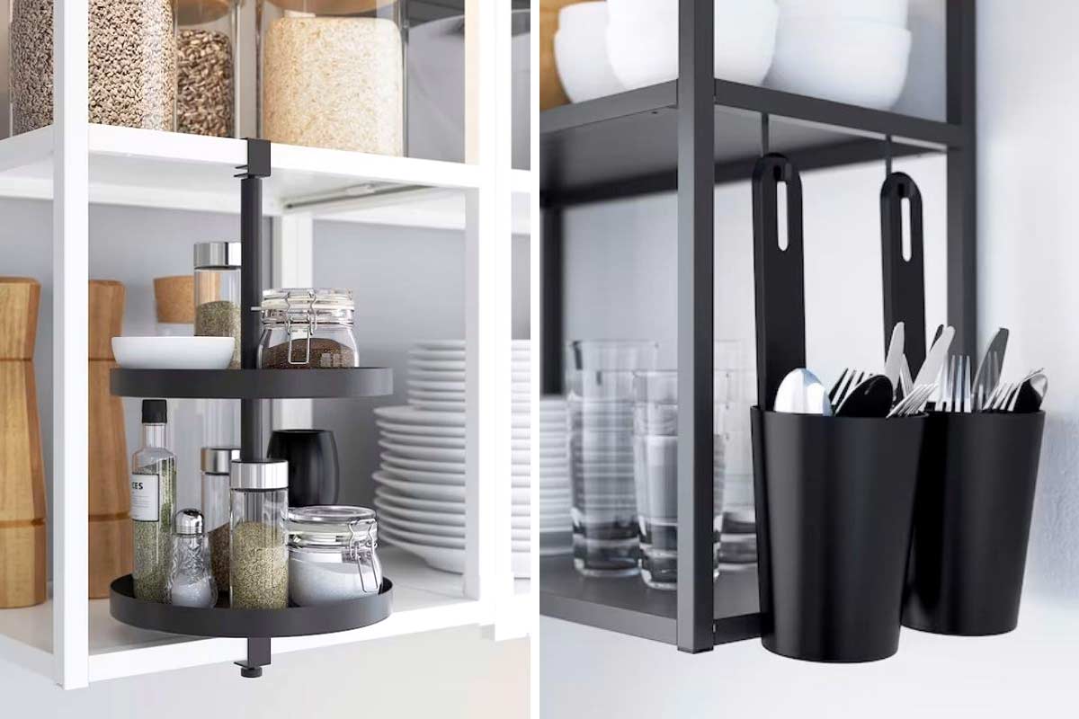 soluzioni economiche ikea per una cucina organizzata