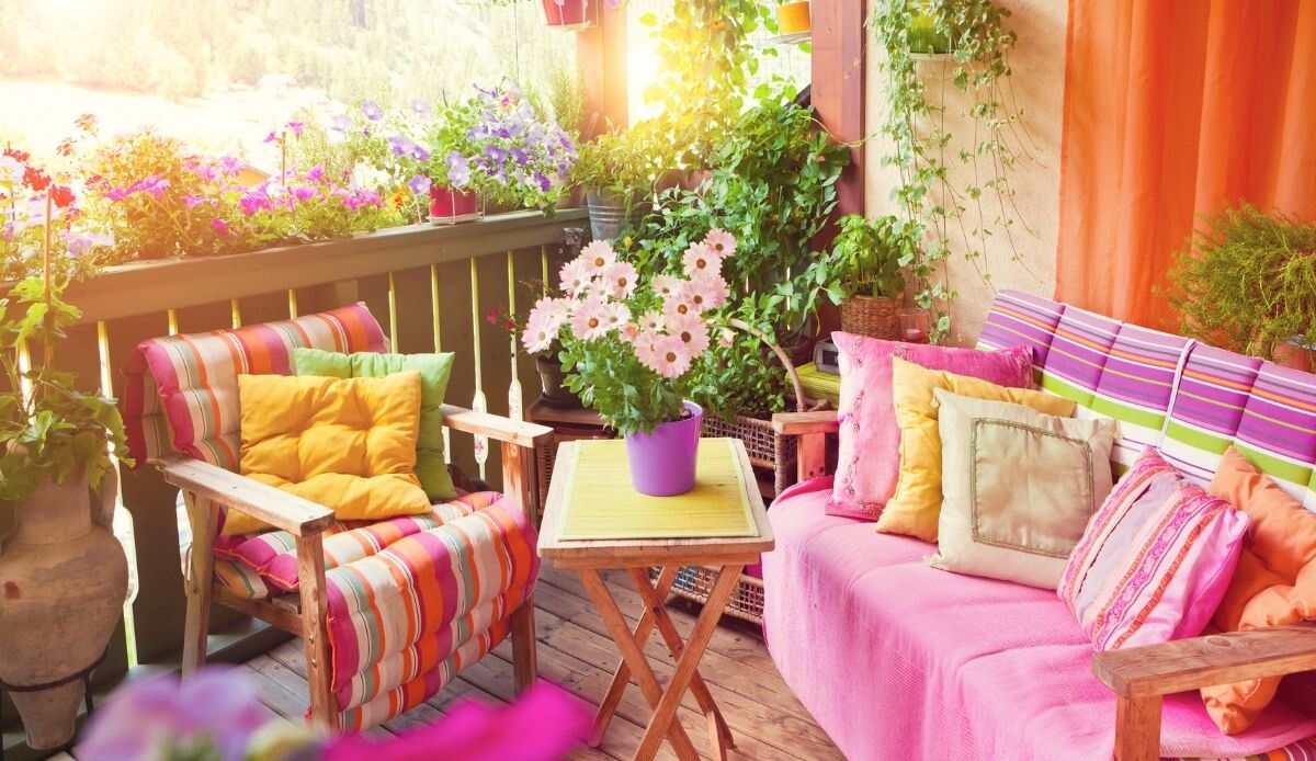 allestire un'area relax in balcone o in terrazzo