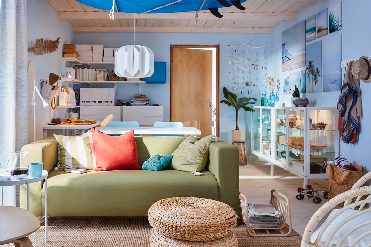 Come arredare casa al mare con Ikea.