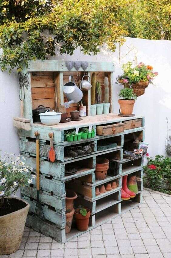 arredare il giardino con i pallet