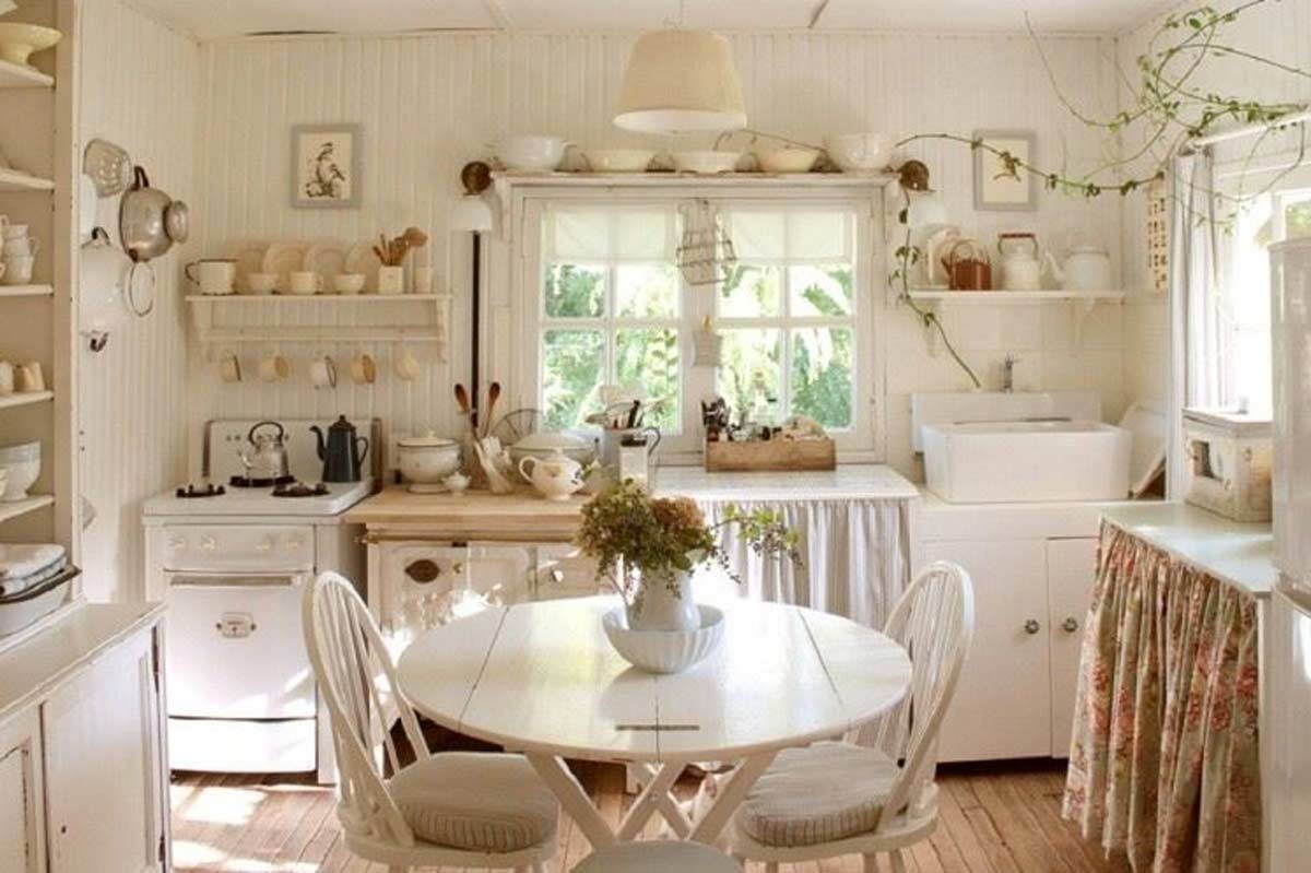 arredare la cucina stile shabby chic