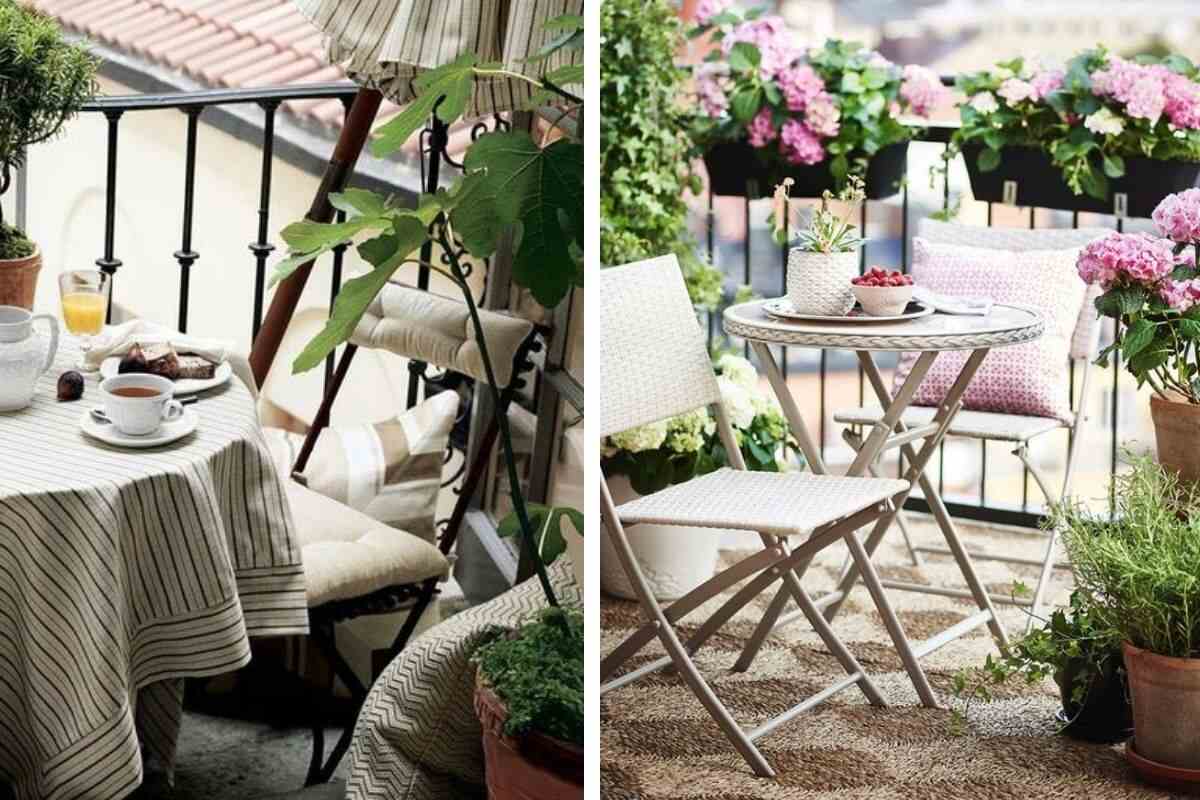 arredare il balcone in stile provenzale