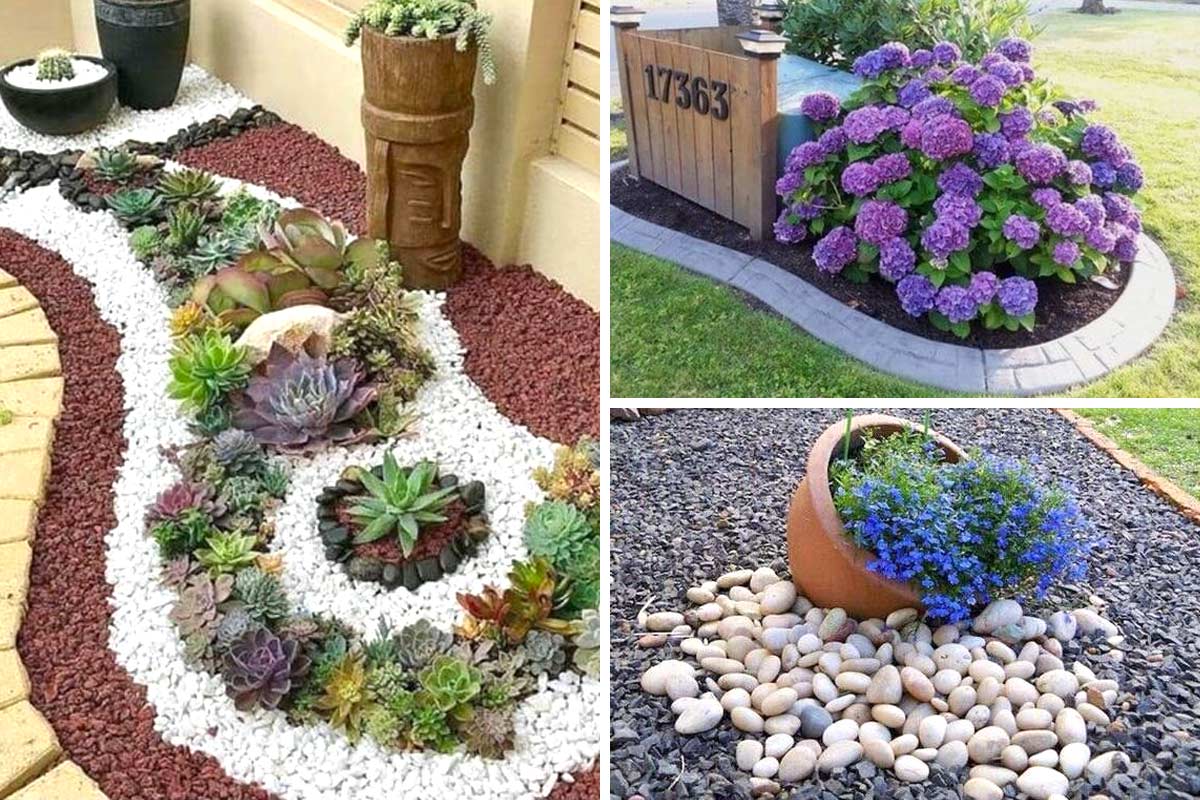 Decorare il giardino con le aiuole.