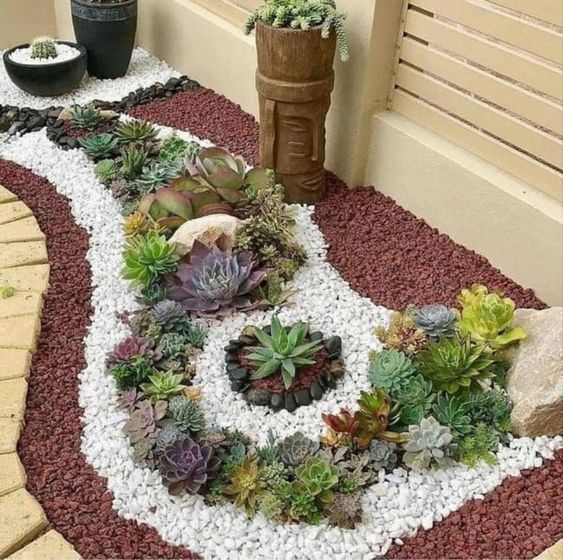 decorare il giardino con le aiuole