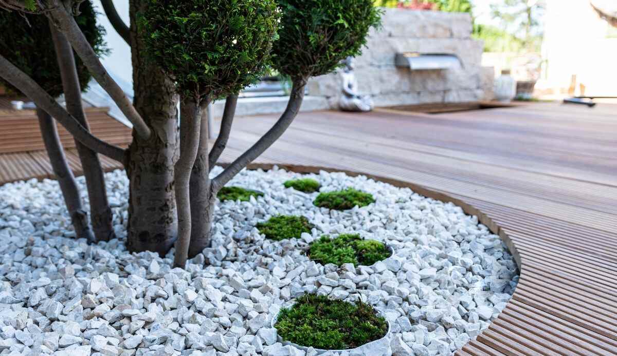 decorare il giardino con le aiuole