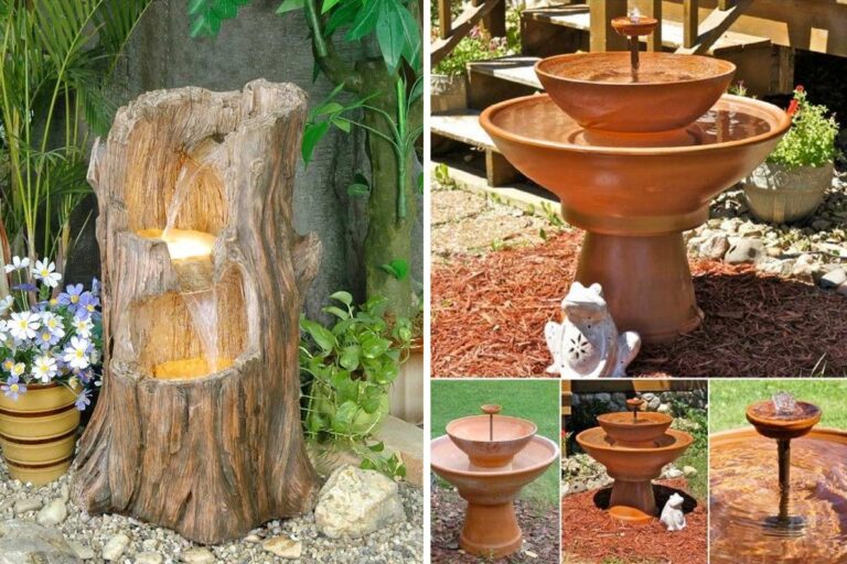 5 idee originali per creare una fontana da giardino fai da te: ispiratevi