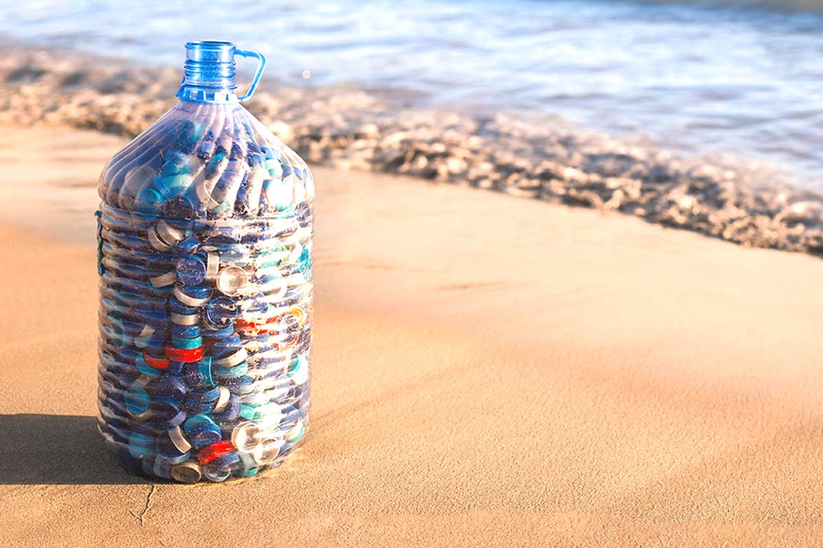 idee fai da te per riciclare i tappi di plastica