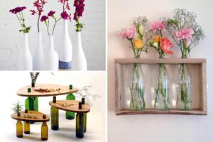 Ecco come recuperare le bottiglie di vetro per decorare casa: 12 bellissime ispirazioni Recuperare le bottiglie di vetro per decorare casa.