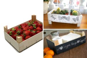 Riciclare le cassette delle fragole: idee super creative per ispirarsi Riciclare le cassette delle fragole