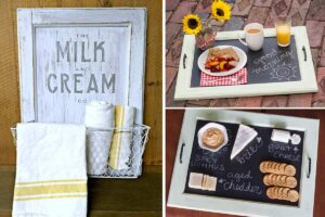 Riciclare le ante di un vecchio mobile per creare decorazioni stupende per la casa: ispiratevi riciclo-creativo-ante-vecchio-mobile
