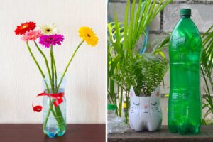 Come fare vasi con le bottiglie di plastica? Ecco le splendide idee Come fare vasi con le bottiglie di plastica.