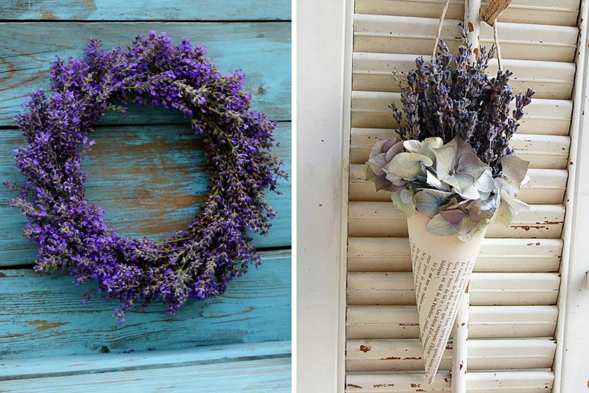 realizzare splendide decorazioni fai-da-te con la lavanda