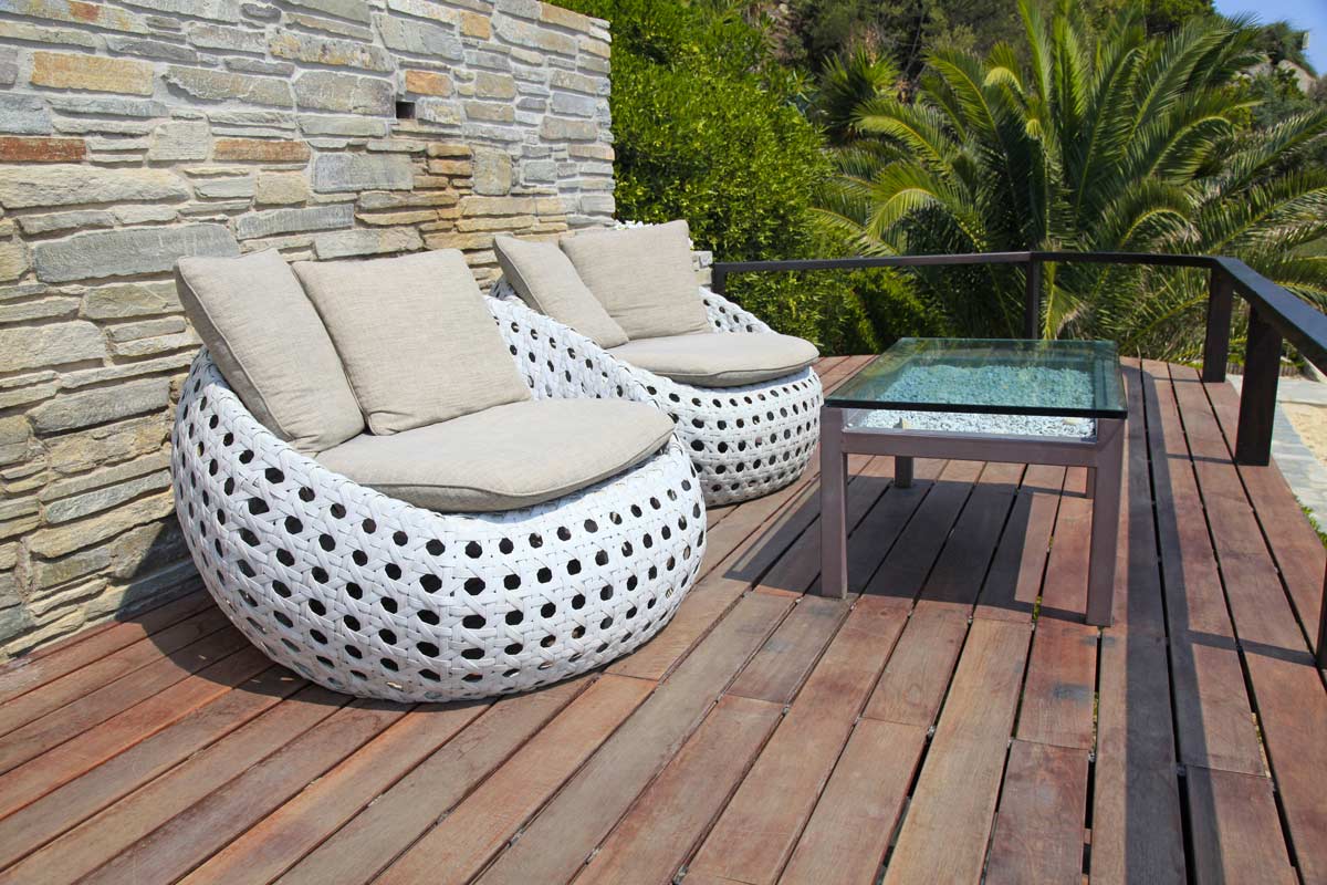 idee per creare zone relax sul terrazzo