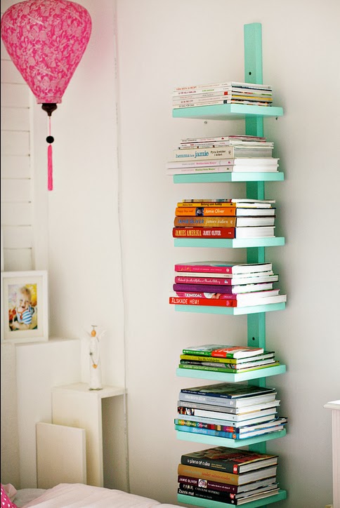 spine bookshelf