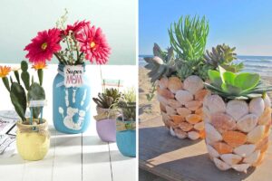 11 idee brillanti per personalizzare un vaso con il fai da te: ispiratevi personalizzare un vaso con il fai da te.