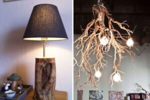 Creare una lampada con un tronco di legno: spunti meravigliosi tutti da scoprire creare_una_lampada_Con_un_Tronco_Di_legno