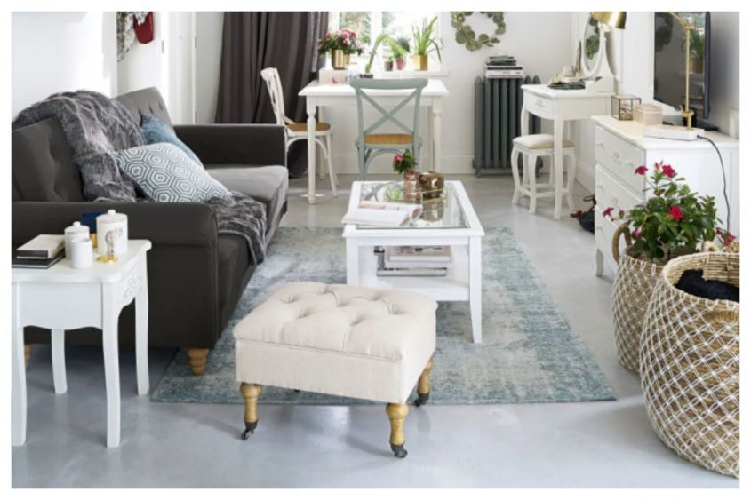 container ottoman maisons du monde classic living room