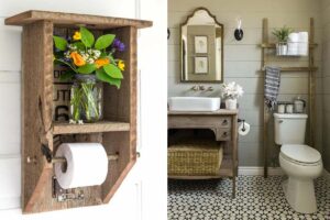 10 idee fai da te facili ed economiche per rinnovare il bagno con un tocco rustico Rinnovare il bagno fai da te con un tocco rustico.