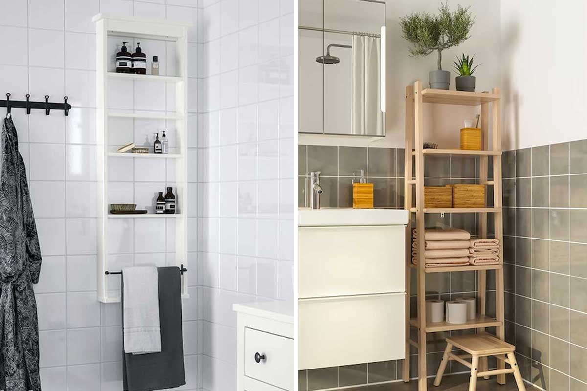 Arredo bagno Ikea scaffali