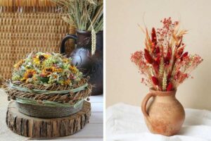 Composizioni fai da te con i fiori secchi: idee splendide per l'arrivo dell'autunno composizioni fai da te con i fiori secchi