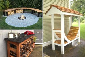 Creare una legnaia fai da te: le migliori idee per sistemare la legna nel giardino Realizzare una legnaia fai da te di design in giardino.