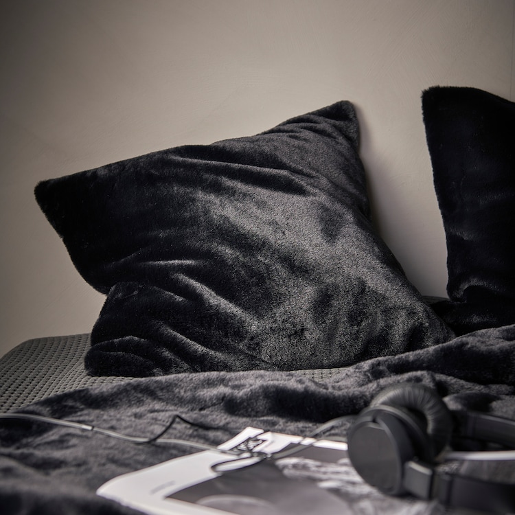 OBEGRÄNSAD Fodera per cuscino, nero, 50x50 cm