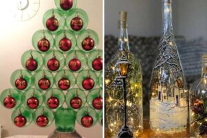 Decorazioni natalizie sostenibili: meravigliose idee con carta, vetro e altri materiali Decorazioni natalizie sostenibili riciclo