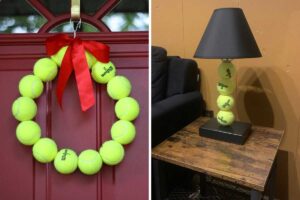 Riciclare palline da tennis per decorare casa: ecco 9 splendide idee come riciclare vecchie palline da tennis