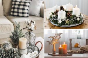 come decorare il soggiorno in inverno
