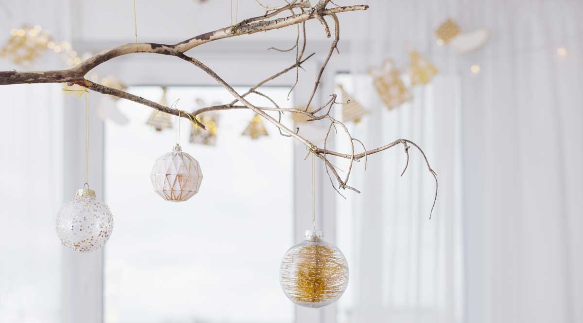 decorazioni natalizie minimal dal sapore scandinavo