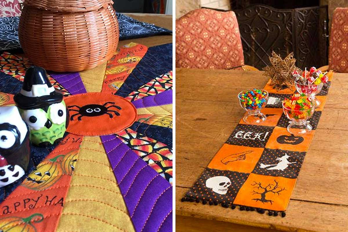 lavoretti patchwork a tema Halloween