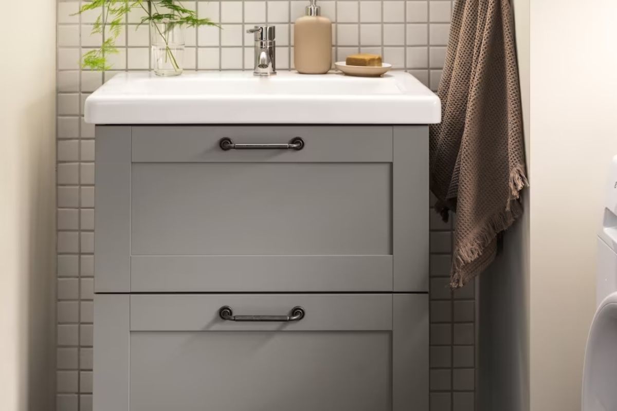 organizzare il bagno con ikea