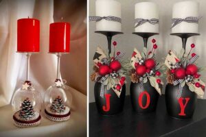 Decorazioni natalizie strepitose con i bicchieri spaiati: le più belle idee per ispirarsi Decorazioni natalizie fai da te con bicchieri spaiati.
