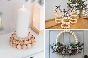 Lavoretti Di Natale Fai Da Te Con Le Palline Di Legno: Le Idee Più