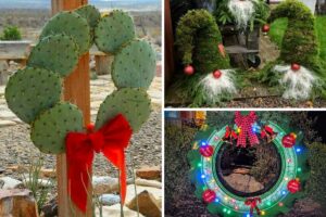 idee fuori dal comune per decorare l'esterno a Natale