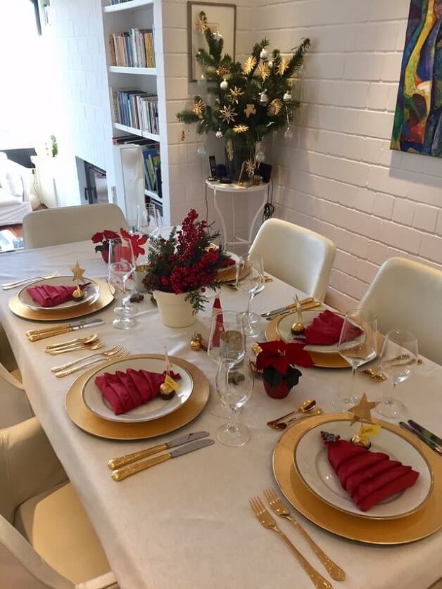 simple easy christmas table setting ideas 5