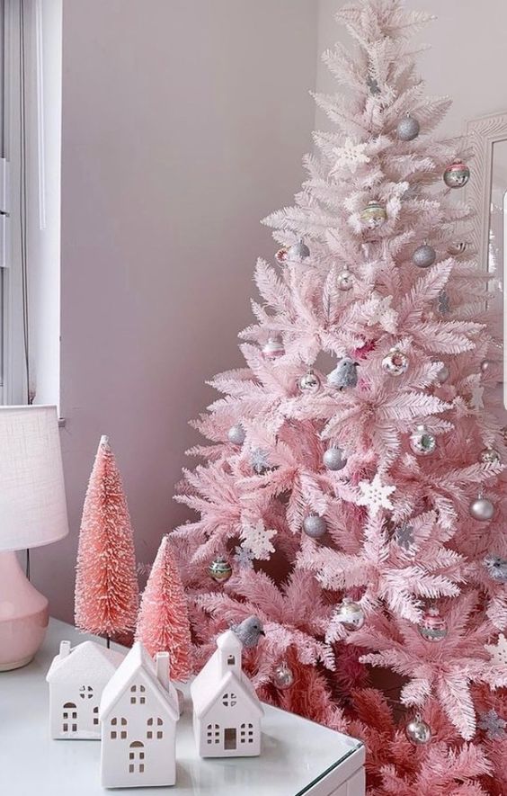Il Natale in rosa.