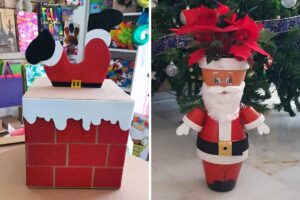 Come realizzare un simpatico Babbo Natale con il riciclo creativo: le più belle idee fai da te Babbo natale con riciclo creativo fai da te.