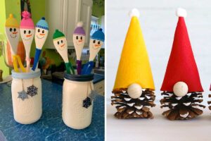 Lavoretti di Natale con i bambini.