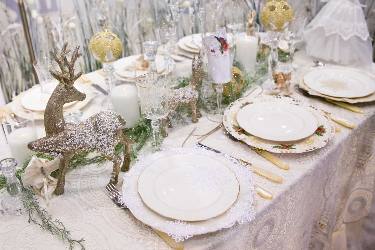 Come allestire la tavola di capodanno in stile Shabby Chic