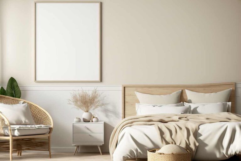 Dipingere camera da letto in due colori: idee originali e consigli per