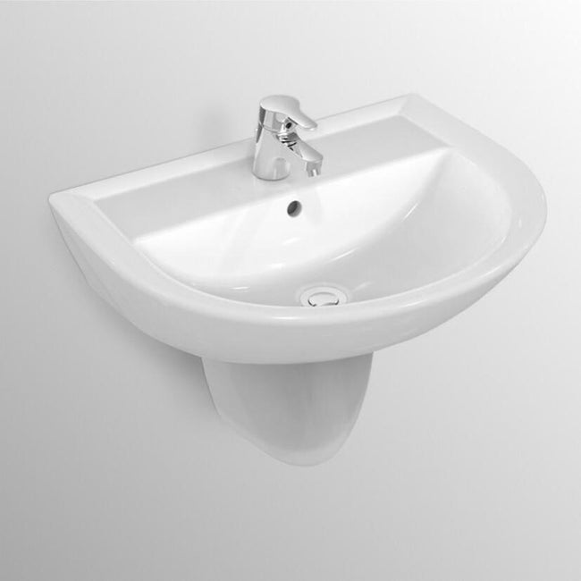 Lavabo sospeso stondato Tirso Leroy Merlin