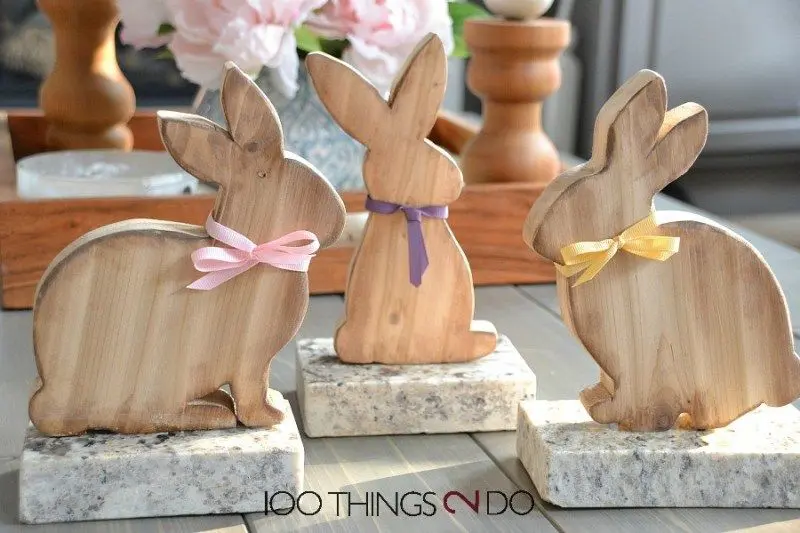 Coniglietti di legno