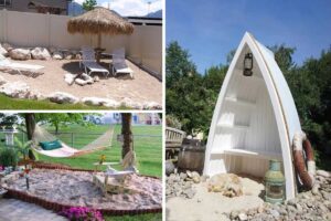 Crearsi un angolo a tema spiaggia in giardino: le idee più fantasiose per ispirarsi Crearsi un angolo a tema spiaggia in giardino.