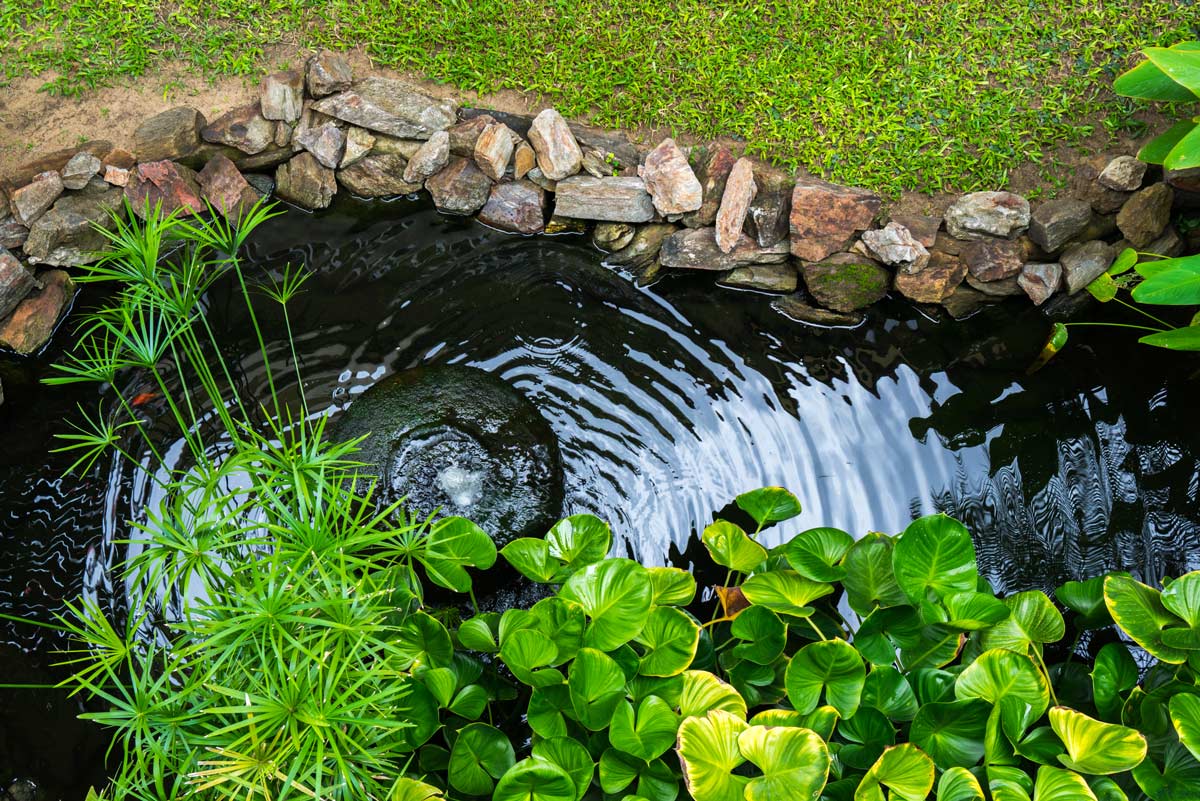 fontana fai da te in giardino