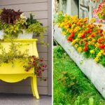 Riciclo creativo: 10 idee per trasformare vecchi legni in fioriere stilose
