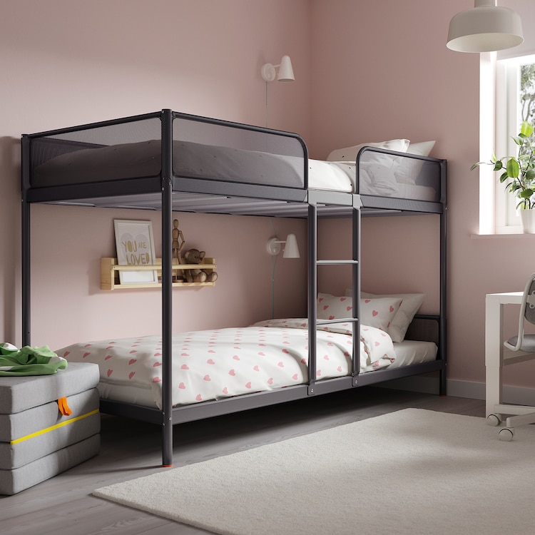 TUFFING Struttura letto a castello Ikea grigio scuro