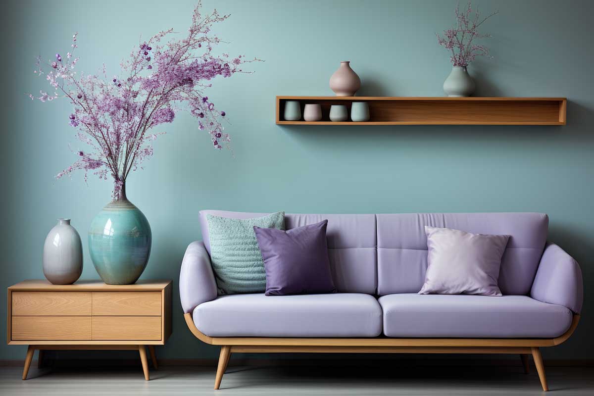 colore lavanda decorazione